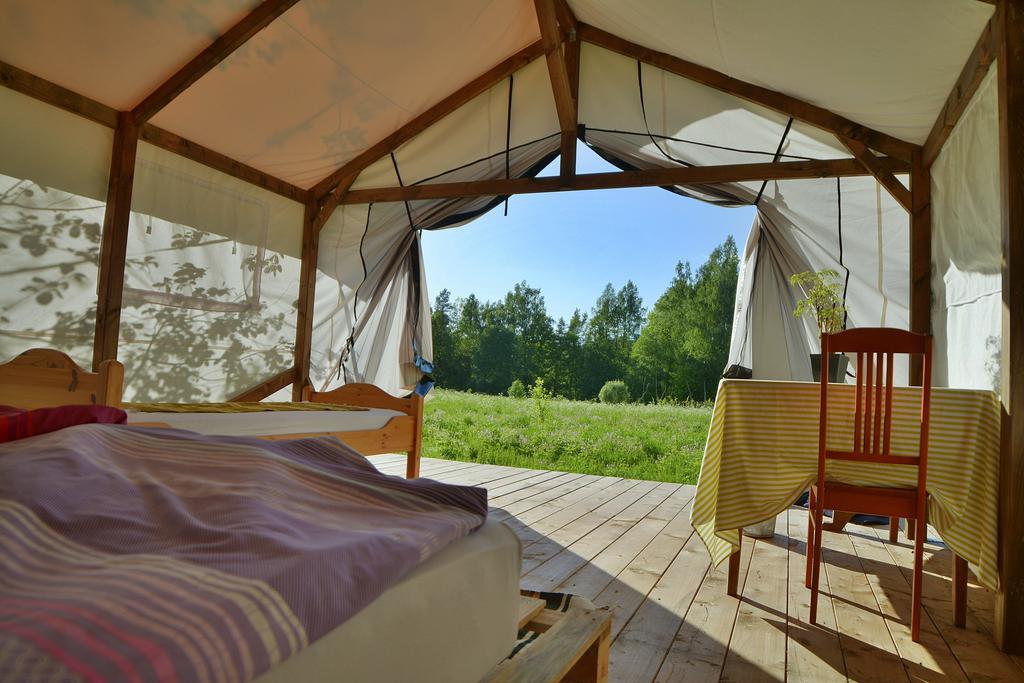 Hotel Glempings Klaukas à Sigulda Chambre photo